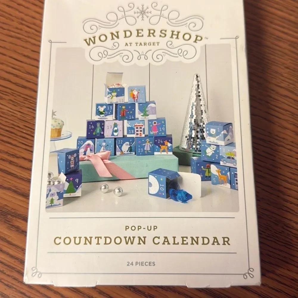New Wondershop Target Christmas Countdown paper/ cardboard Calendar